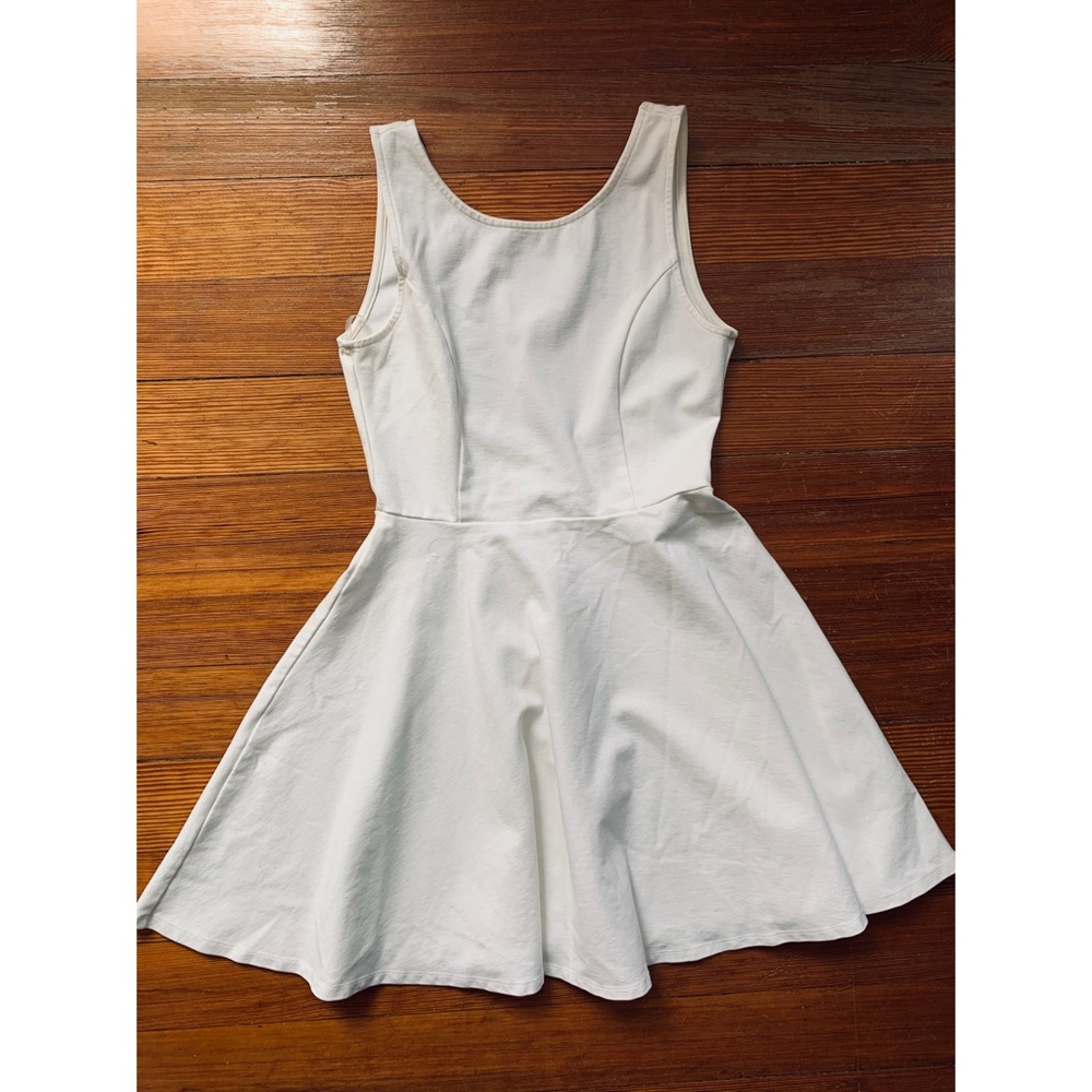Blue Blush White Dress